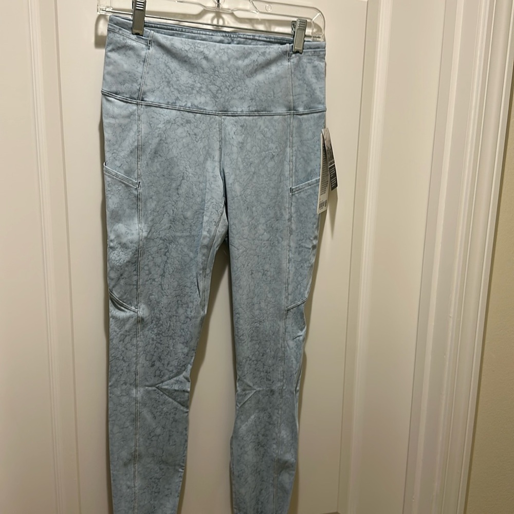 NWT lululemon Fast and Free High Rise tight 25” Tie Dye print
